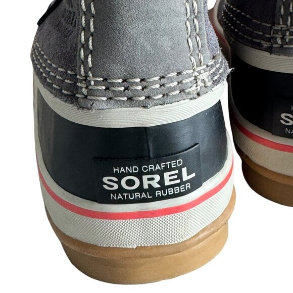 Sorel Joan of Arctic Knit gray Winter Waterproof Snow Boot NL2142-051 Women Sz 6 - Picture 6 of 14